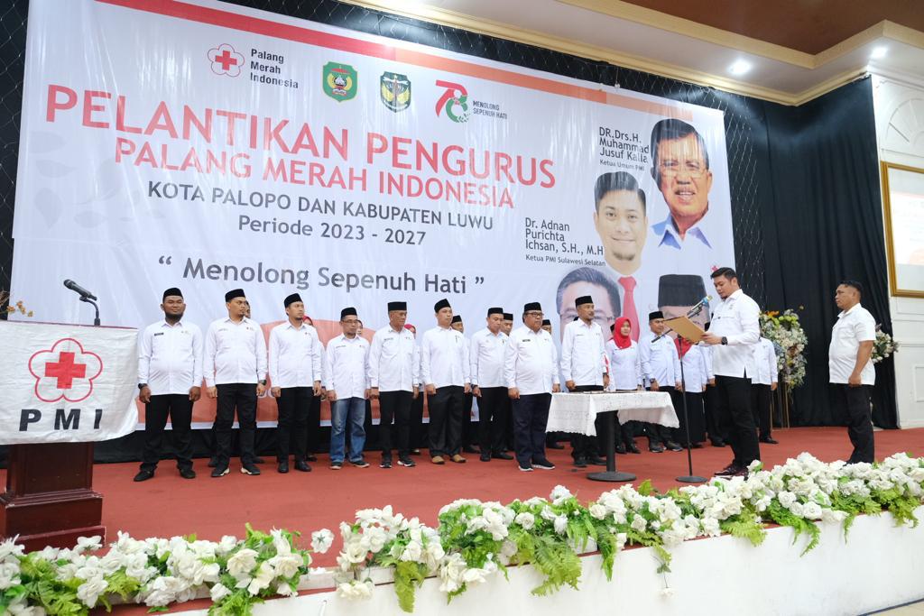Adnan Lantik Ketua PMI Tana Toraja: PMI Bukan Organisasi Profit, PMI Organisasi Kemanusiaan