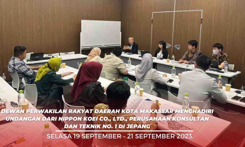Diundang Nippon Koei, Anggota DPRD Makassar Berkunjung ke Jepang