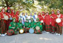 Boyong 450 Peserta, BKMT Kabupaten Gowa Juara 1 Lomba Parade Rabbana Tingkat Provinsi