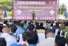 Danny Pomanto Bersama Forkopimda Deklarasi Pemilu Damai di Makassar