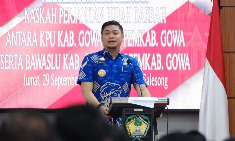 Gowa Pertama di Sulsel Laksanakan Penandatanganan NPHD Pilkada