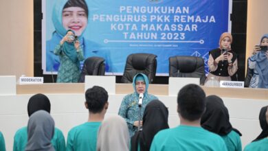 Berdayakan Generasi Muda, Indira Yusuf Ismail Kukuhkan PKK Remaja Kota Makassar
