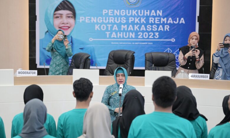 Berdayakan Generasi Muda, Indira Yusuf Ismail Kukuhkan PKK Remaja Kota Makassar