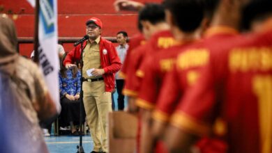 Danny Pomanto Bakar Semangat Kontingen Kejurda Futsal Sulsel 2023