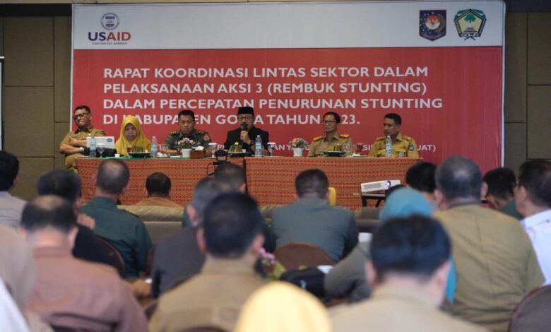 Pemkab Gowa Libatkan Lintas Sektor Gerak Cepat Turunkan Stunting