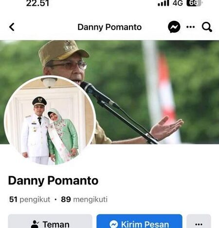 Oknum Penipu Catut Nama Wali Kota Danny Pomanto di Facebook