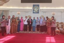 Sofha Marwah Jadi Ketua Kontingen Perwosi Sulsel di Lomba Senam Kreasi 2023