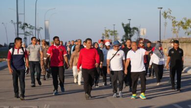 Pj Gubernur Jalan Pagi Bersama Pejabat OPD dan Anggota DPRD Sulsel