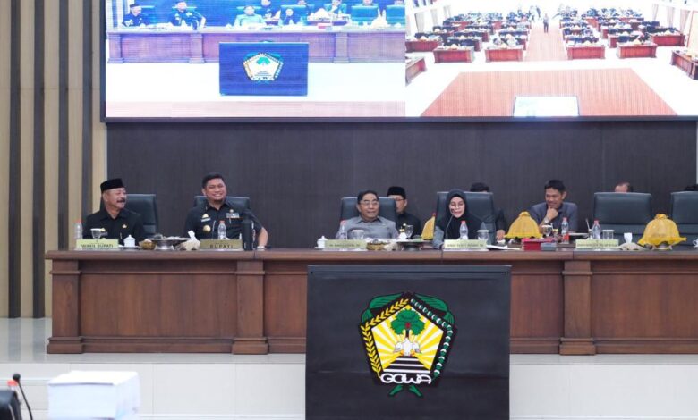 RAPBD Gowa Perubahan 2023 Disetujui 8 Fraksi DPRD