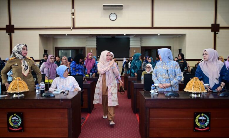 Didampingi Pj Gubernur, Sofha Marwah Silaturhami Bersama Para Ketua PKK se Sulsel