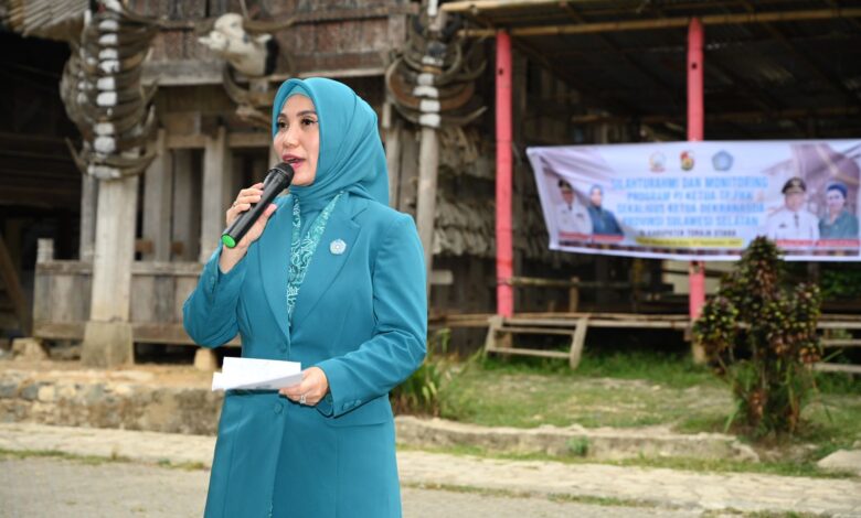 Angka Perkawinan Anak di Toraja Utara Tinggi, Sofha Marwah Minta Pengurus PKK Gencarkan Sosialisasi