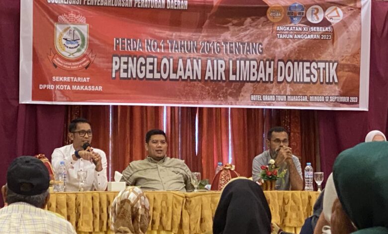 Sosialisasi Perda Pengelolaan Limbah Domestik, Andi Pahlevi Uraikan Tiga Jenis Limbah