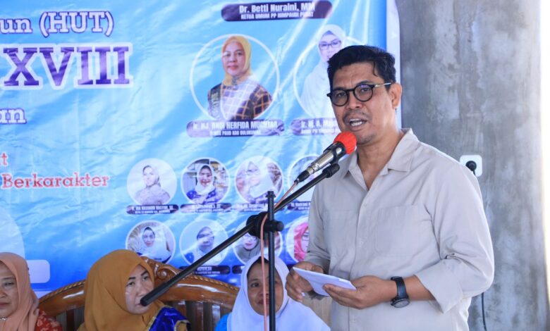 Hadiri HUT Ke-18 Himpaudi, Ini Harapan Wabup Edy Manaf