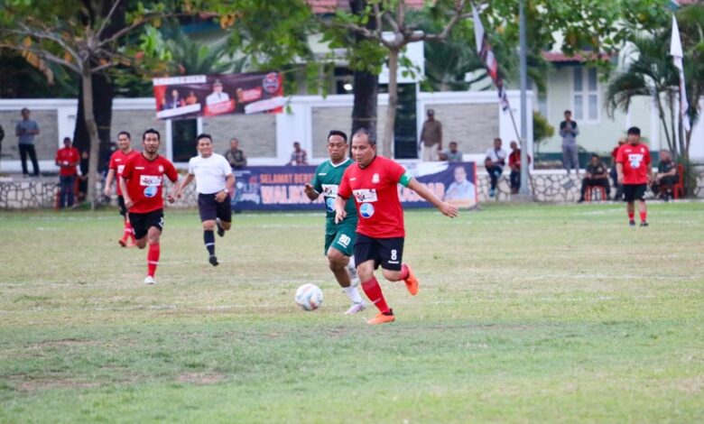 Laga Persahabatan Forkopimda Makassar Lawan Kodam XIV Hasanuddin Jadi Pembuka Kejuaraan Wali Kota Cup 2023