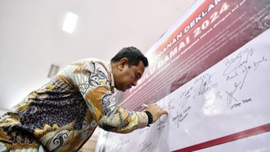 Pj Gubernur Sulsel Apresiasi Deklarasi Pemilu Damai di Kabupaten Maros