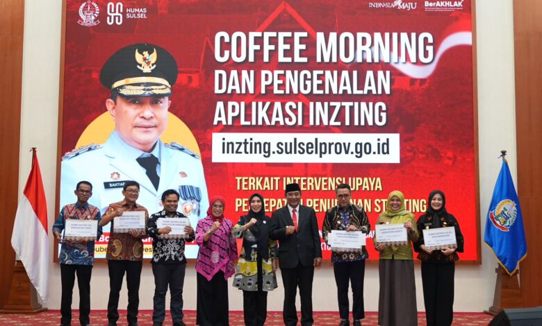 Pj Gubernur Sulsel Harap Inzting Stunting Jadi Aplikasi Nasional