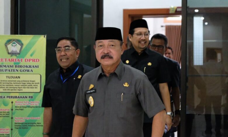 Pemkab Gowa Serahkan Ranperda APBD Tahun 2024