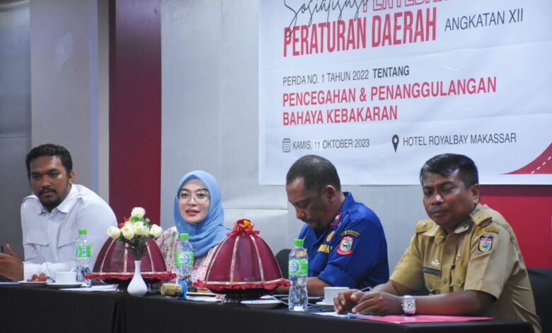 Cegah Kebakaran di Makassar, Budi Hastuti Edukasi Warga