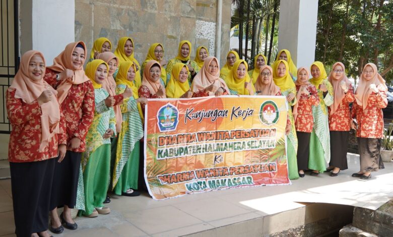 DWP Kabupaten Halmahera Selatan Apresiasi Kekompakan DWP Makassar