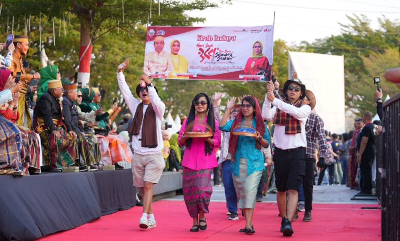 Kirab Budaya dan Pesta Rakyat Tutup Rangkaian Peringatan HUT Ke-354 Sulsel