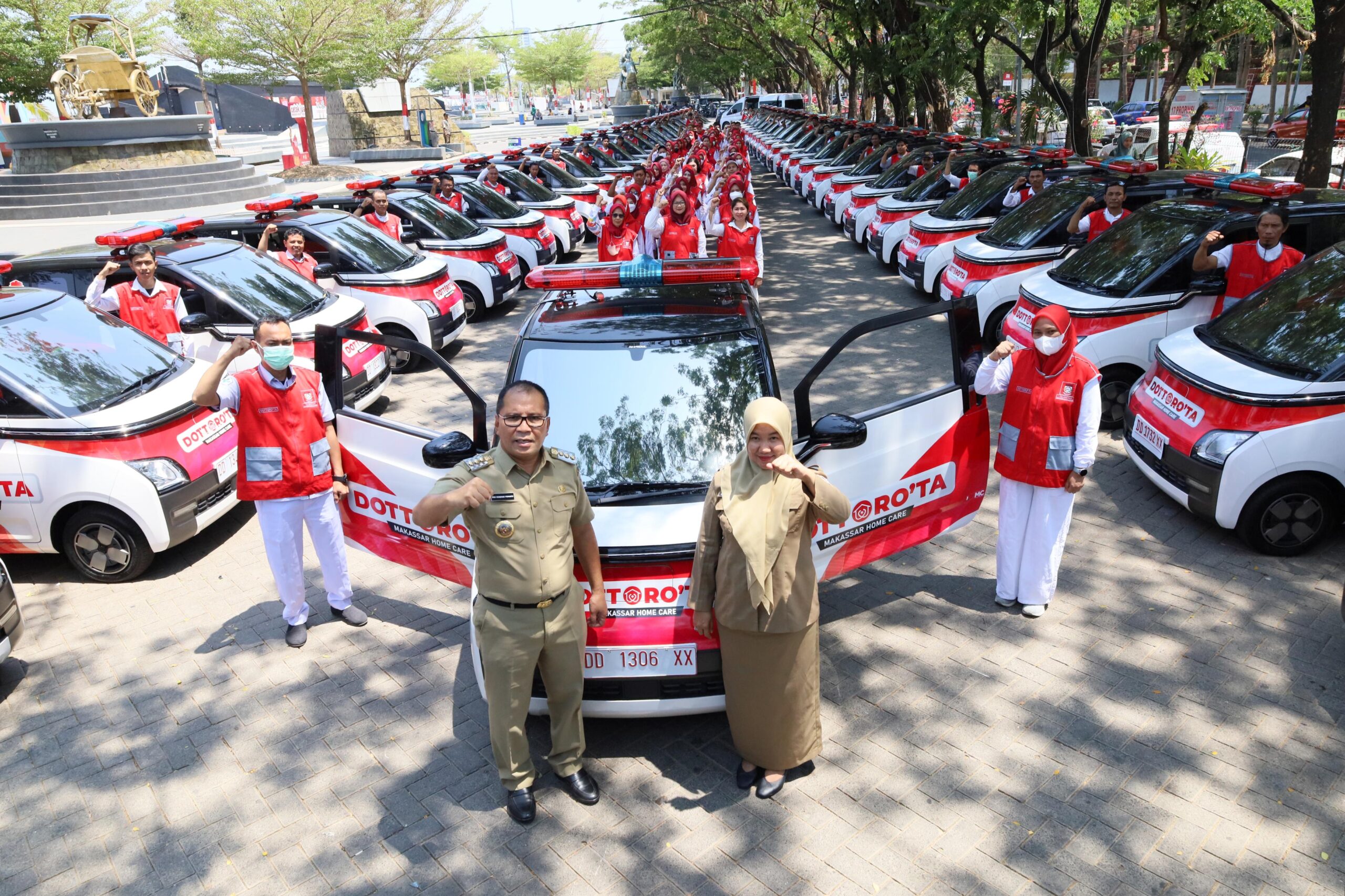 10 Mobil Dottorota yang Ramah Lingkungan Siap Tampil di Puncak HUT Kota Makassar