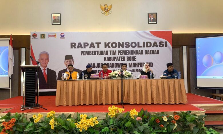 Gelar Rapat Konsolidasi Kader PDIP Siap Menangkan Ganjar-Mahfud MD di Pilpres 2024