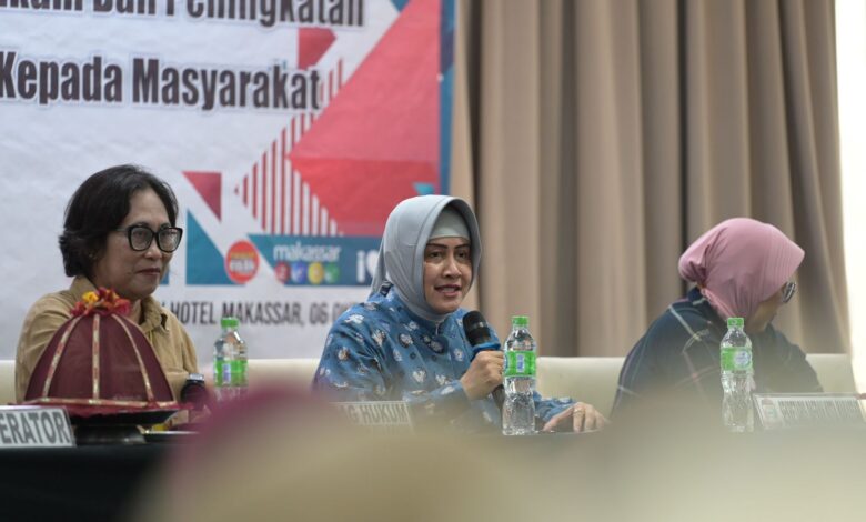 Ketua TP PKK Kota Makassar Dorong Kaum Perempuan Sadar Hukum
