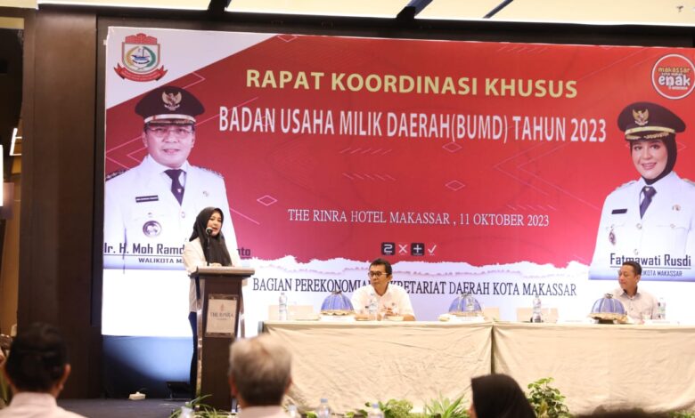 Rakorsus BUMD, Wakil Wali Kota Makassar Sampaikan Empat Hal Penting