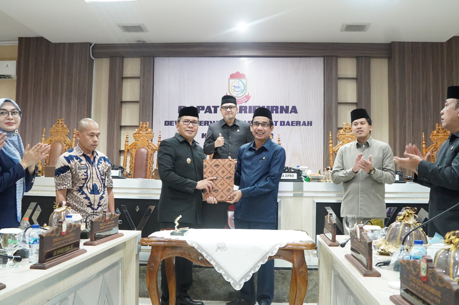 Sembilan Fraksi DPRD Makassar Menyetujui APBD Perubahan 2023