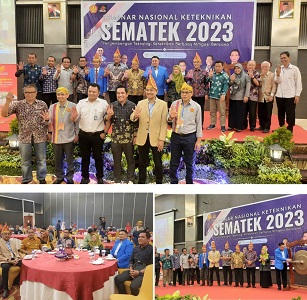 Wakil Wali Kota Palu Hadiri Seminar Nasional Keteknikan Sematek 2023