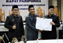 DPRD Bersama Pemkot Sahkan KUA-PPAS APBD Makassar 2024