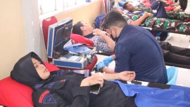HUT Ke-78, Korps Brimob Polri Cetak Donor Darah di Mako Yon C Pelopor Bone