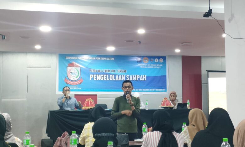 Sosialisasi Perda Pengelolaan Sampah, Anggota DPRD Makassar,  Saharuddin Said Ajak Peduli Lingkungan