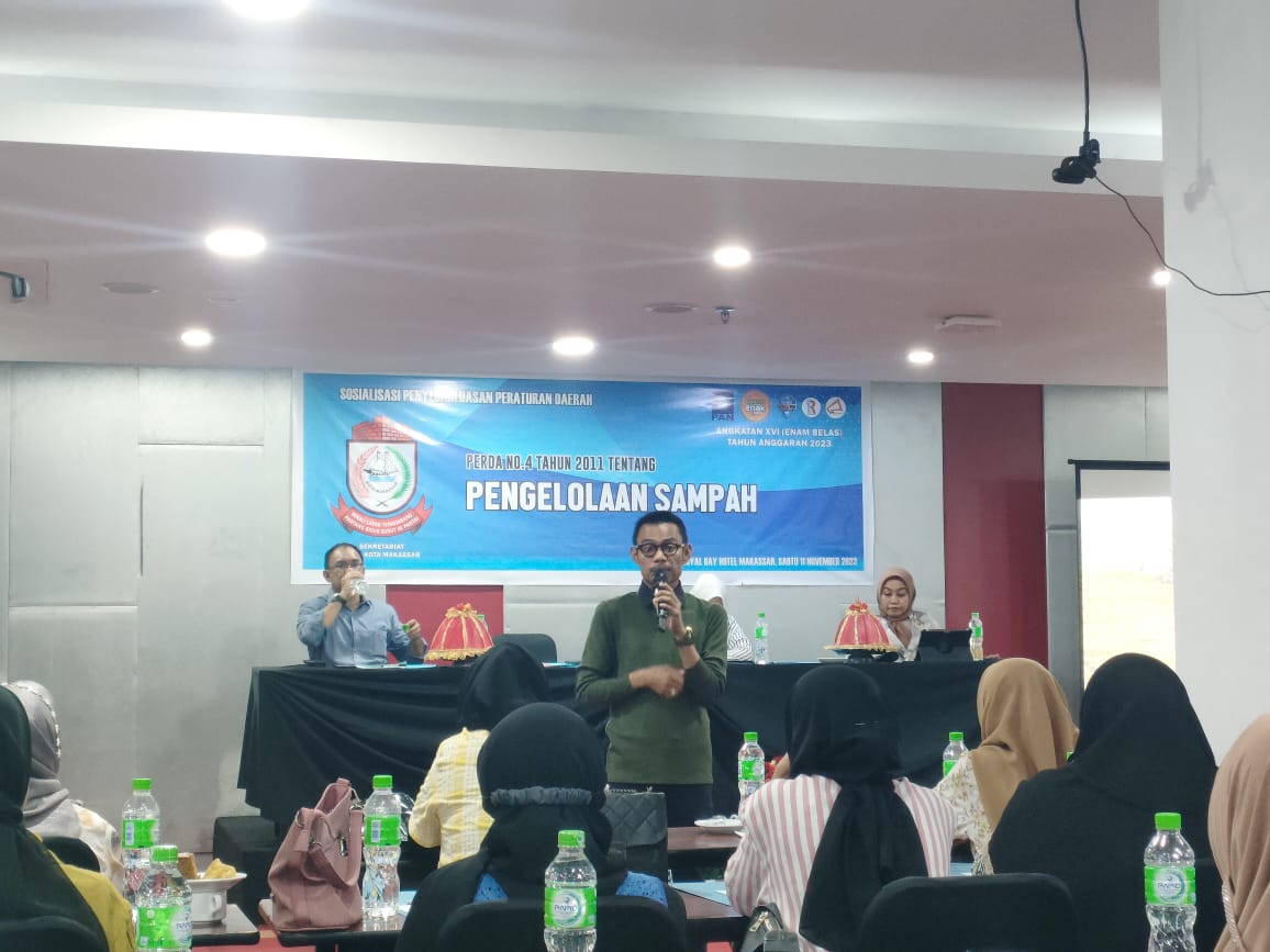 Sosialisasi Perda Pengelolaan Sampah, Anggota DPRD Makassar,  Saharuddin Said Ajak Peduli Lingkungan