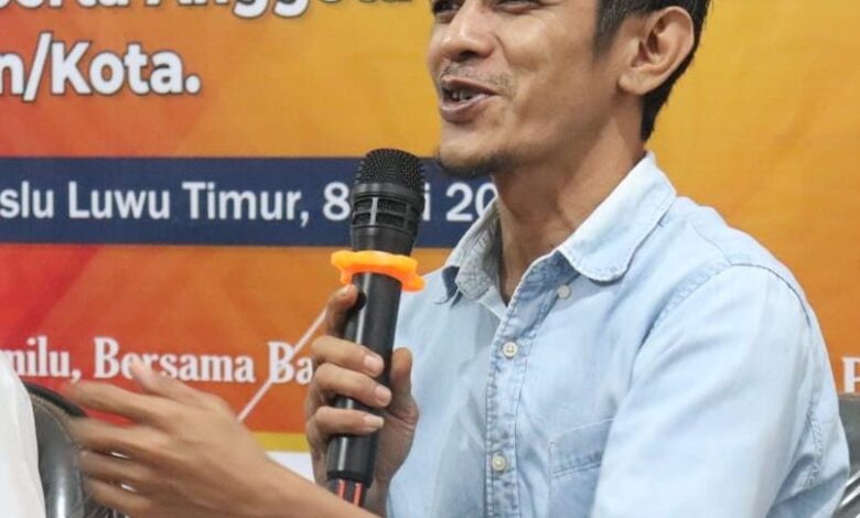 Divisi Hukum dan Pengawasan KPU Luwu Timur, Ilhamudin Alkadry