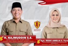 Najmuddin dan Resky Amelia Kolaborasi Gagas Bazar Murah Berhadiah Motor