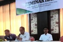 Penataan Ruang Terbuka Hijau dan Pedagang Kreatif Lapangan Dibahas Dalam Seminar Hasil