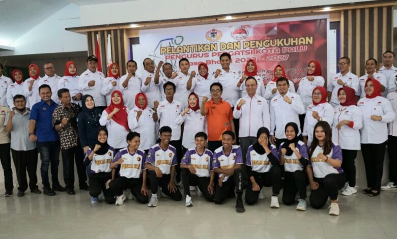Pengurus Pergatsi Kota Palu Masa Bakti 2023-2027 Dilantik