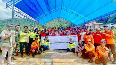 Badan Penanggulangan Bencana Daerah (BPBD) bersama PT Masmindo Dwi Area (Masmindo) berkolaborasi melakukan kegiatan tanggap becana di Kabupaten Luwu.