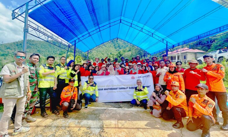 Badan Penanggulangan Bencana Daerah (BPBD) bersama PT Masmindo Dwi Area (Masmindo) berkolaborasi melakukan kegiatan tanggap becana di Kabupaten Luwu.