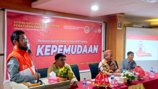 Anggota DPRD Makassar Andi Hadi Ibrahim Baso Gelar Sosialisasi Perda Kepemudaan