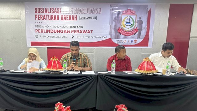 DPRD Makassar Sosialisasi Perda Perlindungan Perawat