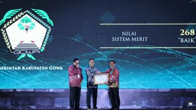 Pemkab Gowa Raih Anugerah Meritokrasi 2023 dari KASN
