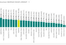 Cakupan Imunisasi Dasar Lengkap Sulawesi Selatan Tertinggi Nasional