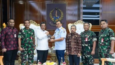Komandan Kosek II Kunjungan Silaturahmi ke Penjabat Gubernur Sulsel