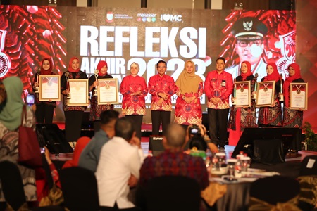 Balitbangda Makassar Beri Penghargaan Pemenang IMA 2023