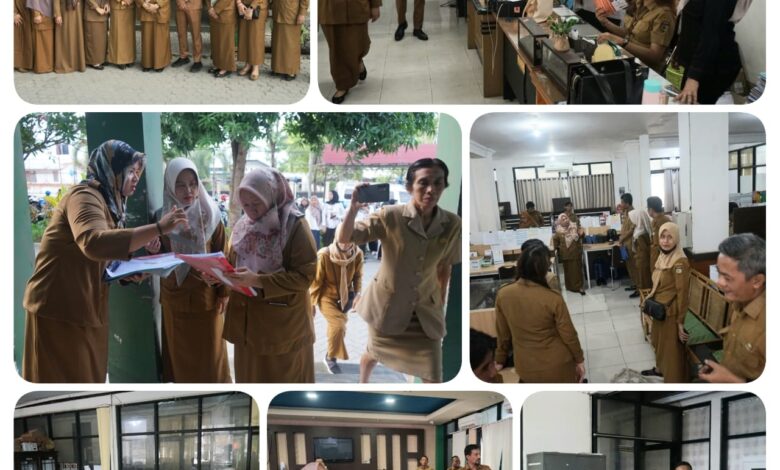Hari Kerja Pertama 2024, Wawali Palu Langsung Sidak Sejumlah Kantor OPD