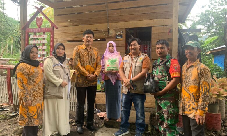 BAZNAS Kabupaten Bone Sosialisasi Zakat dan Salurkan Bantuan untuk Korban Angin Puting Beliung