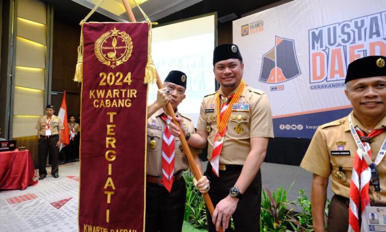 Aktif Gelar Kegiatan Kepramukaan, Kwarcab Gowa Raih Tergiat Pertama Se-Sulsel