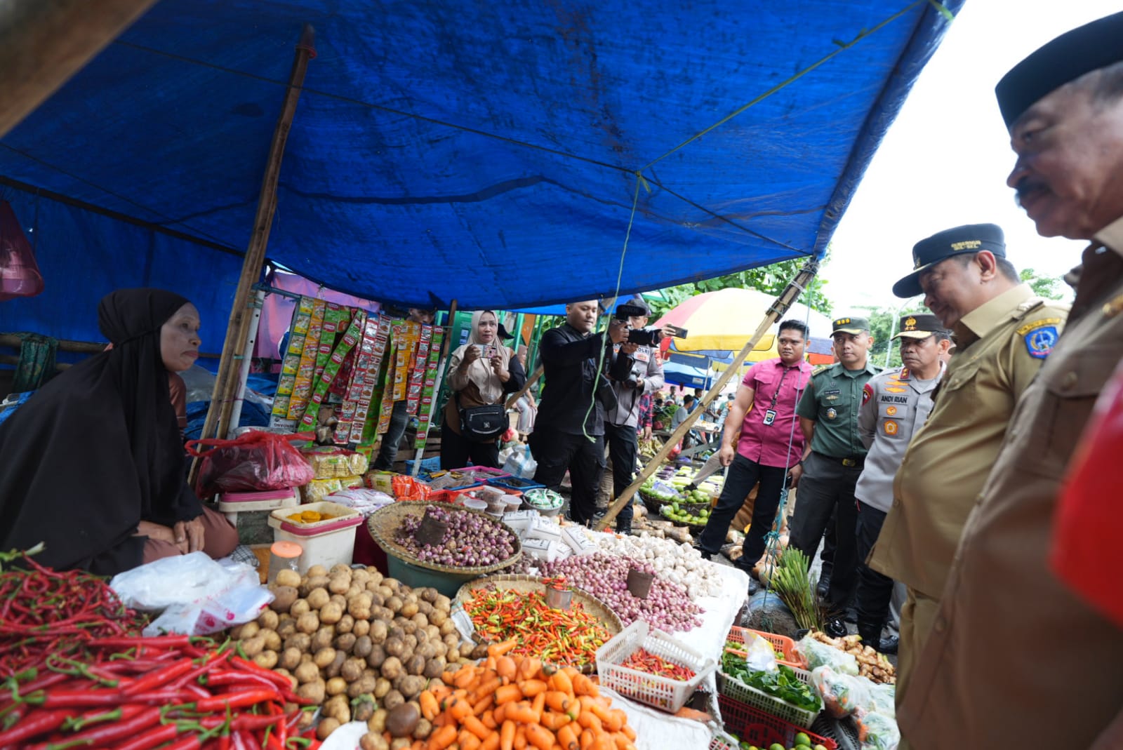 Harga Cabai di Pasar Sungguminasa Sudah Turun